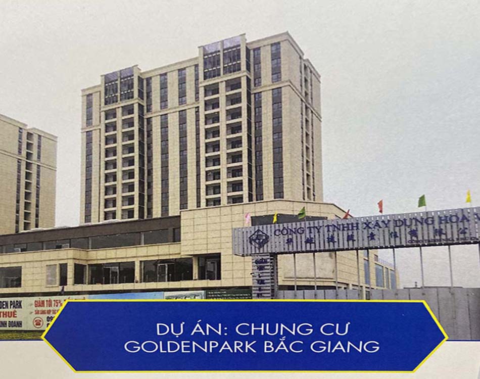 Sơn đá Chung cư Goldenpark Bắc Giang