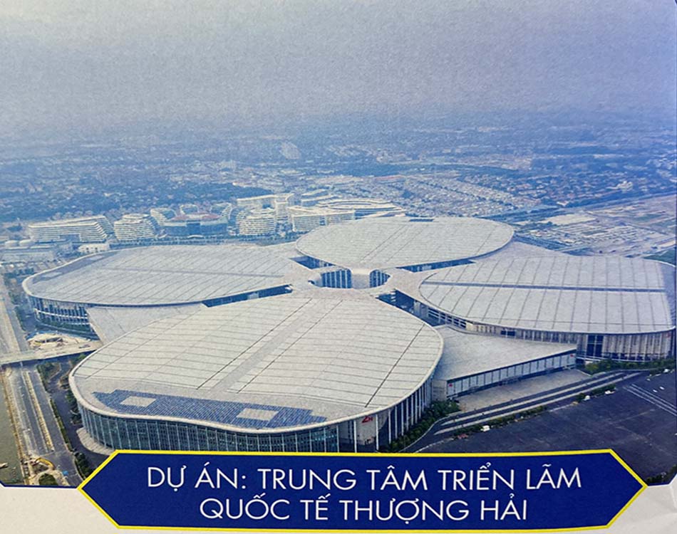 Sơn đá tại trung tâm triển lãm Quốc Tế Thượng Hải